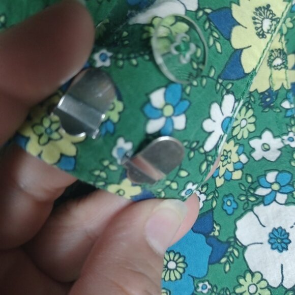 Free People Floral Blue and Yellow Maxi Skirt - Picture 12 of 13